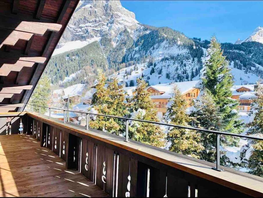 Unique Penthouse With Gallery And Mountain View * Kandersteg