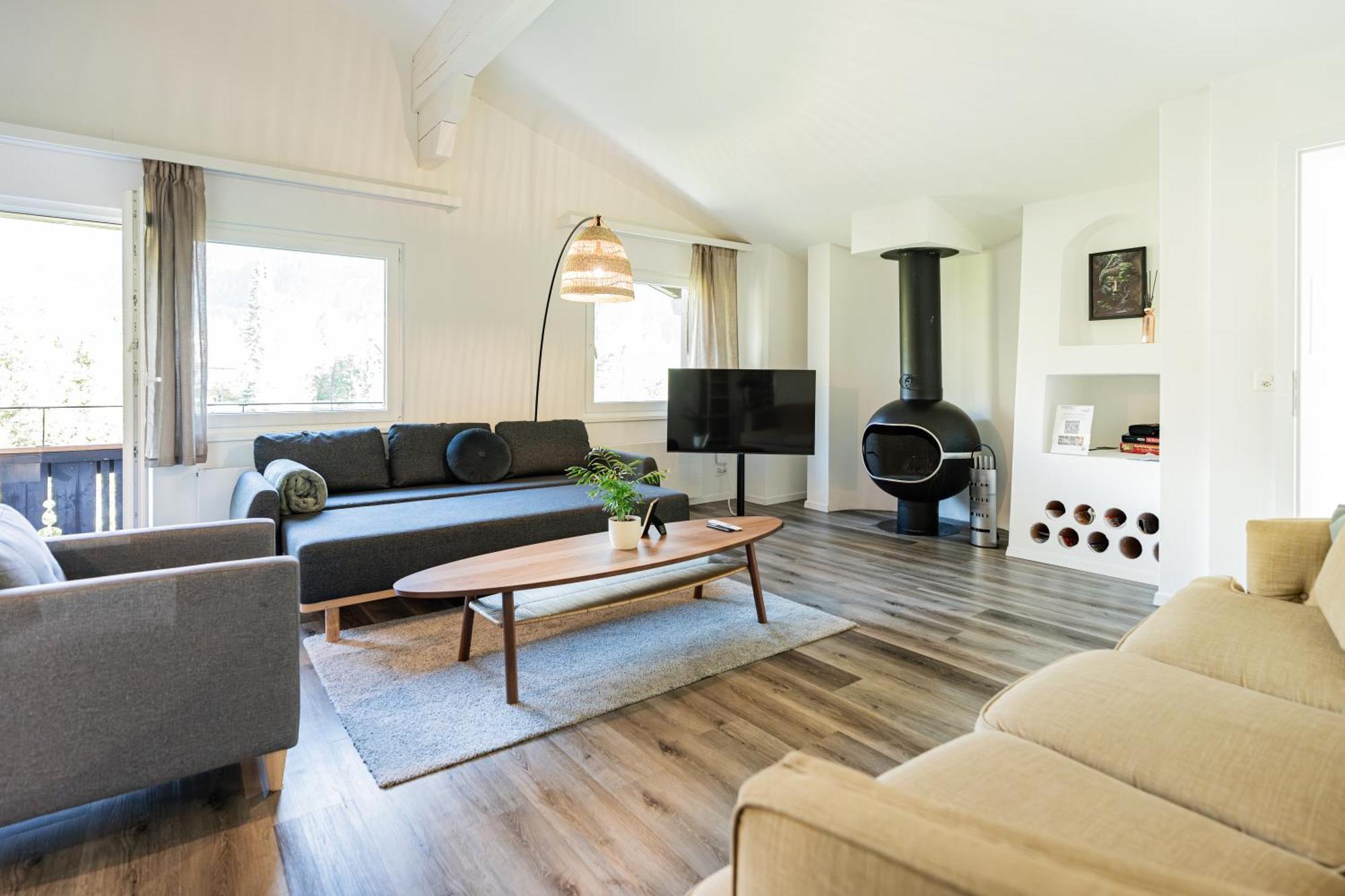 Unique Penthouse With Gallery And Mountain View Apartment Kandersteg